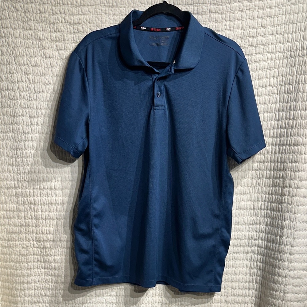 Fila Sport Men’s Navy Polo Shirt Size Large